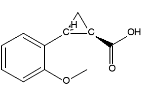 (1R,2R)-rel-2-(2-Methylphenyl)cyclopropanecarboxylic acid structure, CAS 705250-88-0