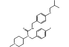 Pimavanserin structure, CAS 706779-91-1