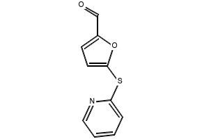 5-(2-Pyridinylsulfanyl)-2-furaldehyde structure, CAS 709635-68-7