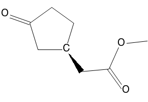 Methyl (R)-(benzhydrylsulfinyl)acetate structure, CAS 713134-72-6