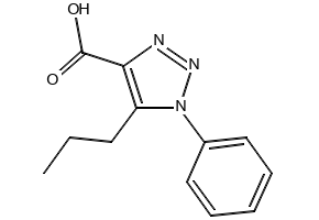5-Ethyl-1-phenyl-1H-[1,2,3]triazole-4-carboxylic acid structure, CAS 716361-89-6