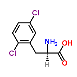 D-2,5-Dichlorophenylalanine structure, CAS 718596-54-4