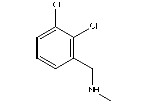 (2,3-Dichlorobenzyl)methylamine structure, CAS 731827-07-9