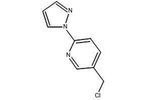 5-Chloromethyl-2-(pyrazol-1-yl)pyridine structure, CAS 748796-39-6