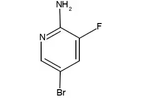 2-Amino-5-bromo-3-fluoropyridine structure, CAS 748812-37-5