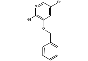 2-Amino-5-bromo-3-benzyloxypyridine structure, CAS 754230-78-9