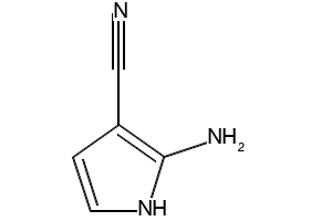 2-Amino-1H-pyrrole-3-carbonitrile structure, CAS 755753-61-8