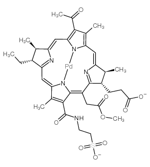Padeliporfin structure, CAS 759457-82-4
