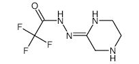 N-[(2Z)-Piperazin-2-ylidene]-2,2,2-trifluoroacetohydrazide structure, CAS 763105-70-0