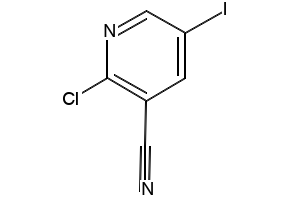 2-Chloro-5-iodo-3-pyridinecarbonitrile structure, CAS 766515-34-8