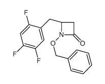 (4R)-1-(Phenylmethoxy)-4-[(2,4,5-trifluorophenyl)methyl]-2-azetidinone structure, CAS 767352-30-7