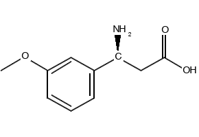 (S)-3-Amino-3-(3-methoxyphenyl)propanoic acid structure, CAS 783300-35-6