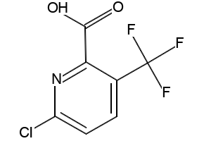 6-Chloro-3-(trifluoromethyl)pyridine-2-carboxylic acid structure, CAS 796090-24-9