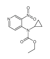 Ethyl 3-nitropyridin-4-yl(cyclopropyl)carbamate structure, CAS 797032-05-4