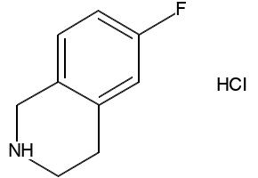 6-Fluoro-1,2,3,4-tetrahydroisoquinoline hydrochloride structure, CAS 799274-08-1