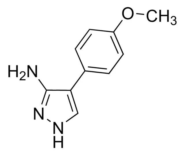 4,5-Bis(4-methoxyphenyl)-1H-pyrazol-3-amine structure, CAS 802919-05-7