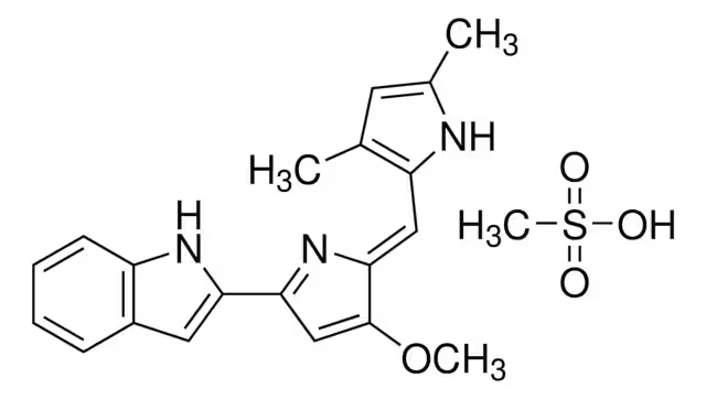 Obatoclax mesilate structure, CAS 803712-79-0