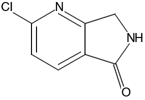 2-Chloro-6,7-dihydro-5H-pyrrolo[3,4-b]pyridine structure, CAS 810668-57-6