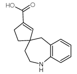 1,2,3,5-Tetrahydrospiro[4H-1-benzazepine-4,1''-[2]cyclopentene]-3''-carboxylic acid structure, CAS 813426-13-0