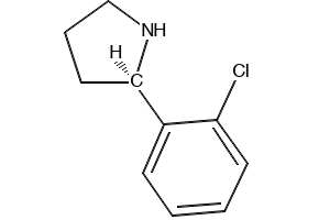 (R)-2-(2-Chlorophenyl)pyrrolidine structure, CAS 823188-58-5