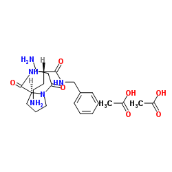 (2S)-beta-Alanyl-L-prolyl-2,4-diamino-N-(phenylmethyl)butanamide acetate structure, CAS 823202-99-9