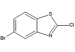 5-Bromo-2-chlorobenzothiazole structure, CAS 824403-26-1