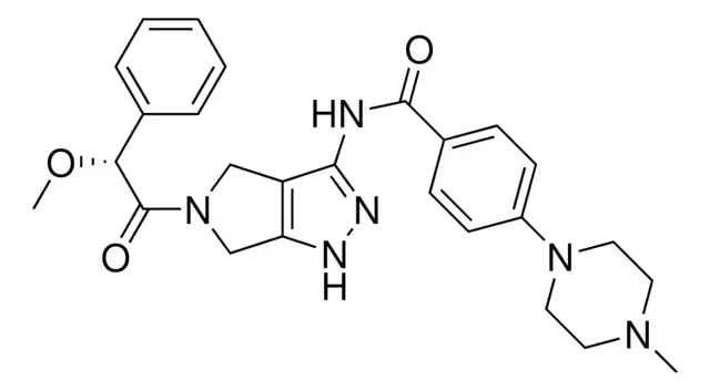 Danusertib structure, CAS 827318-97-8