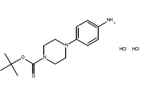 tert-Butyl piperazin-1-ylacetate dihydrochloride structure, CAS 827614-56-2