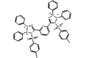 2,6-Bis[(4R)-4,5-dihydro-4-(1-methylethyl)-5,5-diphenyl-2-oxazolyl]pyridine structure, CAS 828918-24-7