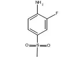 2-Fluoro-4-(methylsulfonyl)aniline structure, CAS 832755-13-2