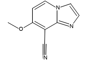 7-Methoxyimidazo[1,2-a]pyridine-8-carbonitrile structure, CAS 834869-04-4