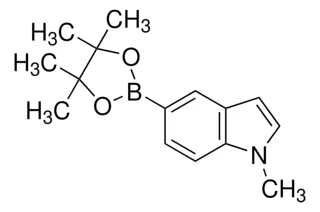 1-Methylindole-5-boronic acid pinacol ester structure, CAS 837392-62-8
