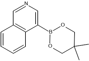 4-(5,5-Dimethyl-1,3,2-dioxaborinan-2-yl)isoquinoline structure, CAS 844891-01-6
