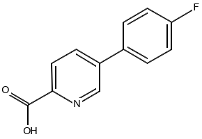 5-(4-Fluorophenyl)pyridine-2-carboxylic acid structure, CAS 845826-99-5