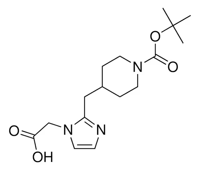 [2-[1-(tert-Butoxycarbonyl)piperidin-4-yl]-5-methyl-1,3-thiazol-4-yl]acetic acid structure, CAS 845885-88-3