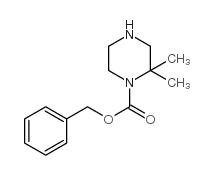 2,2-Dimethyl-1-piperazinecarboxylic acid benzyl ester structure, CAS 846052-89-9