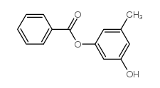 3-Hydroxy-5-methylphenyl benzoate structure, CAS 848130-90-5