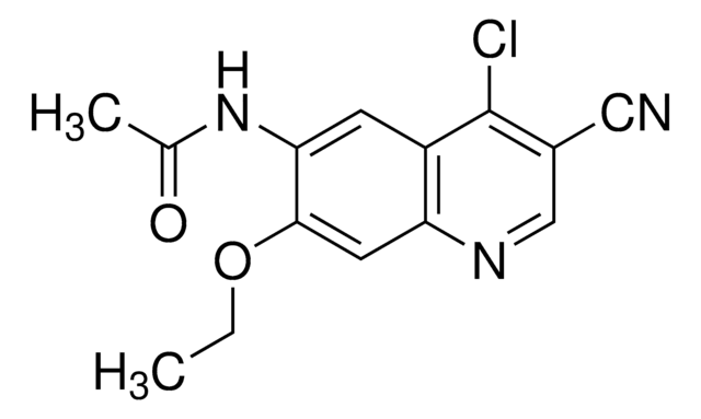 N-(4-Chloro-3-cyano-7-ethoxy-6-quinolinyl)acetamide structure, CAS 848133-76-6
