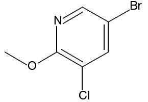 2-Methoxy-3-chloro-5-bromopyridine structure, CAS 848366-28-9
