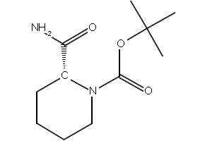 N-Boc-D-2-piperidinecarboxamide structure, CAS 848488-91-5
