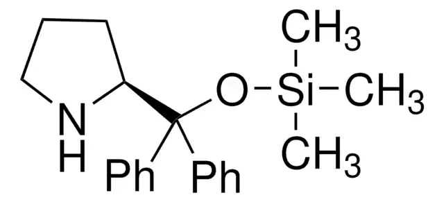 (S)-(-)-alpha,alpha-Diphenyl-2-pyrrolidinemethanol trimethylsilyl ether structure, CAS 848821-58-9