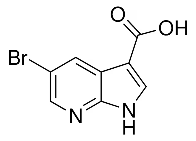 5-Bromo-1H-pyrrolo[2,3-b]pyridine-3-carboxylic acid structure, CAS 849068-61-7