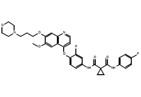 Foretinib structure, CAS 849217-64-7