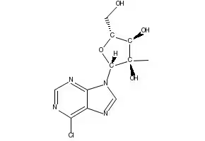 6-Chloro-9-(3-C-methyl-beta-D-ribofuranosyl)-9H-purine structure, CAS 849241-91-4