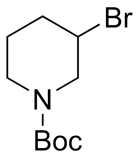 1-Boc-3-bromopiperidine structure, CAS 849928-26-3