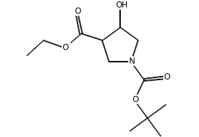(3S,4R)-1-tert-Butyl 3-ethyl 4-hydroxypyrrolidine-1,3-dicarboxylate structure, CAS 849935-85-9