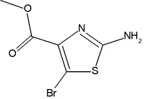 Methyl 2-amino-5-bromothiazole-4-carboxylate structure, CAS 850429-60-6