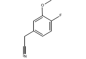 4-Fluoro-3-methoxyphenylacetonitrile structure, CAS 850565-37-6