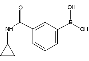 3-(Cyclopropylaminocarbonyl)phenylboronic acid structure, CAS 850567-23-6