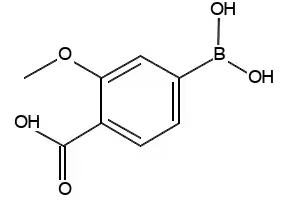 3-Methoxy-4-carboxyphenylboronic acid structure, CAS 851335-12-1